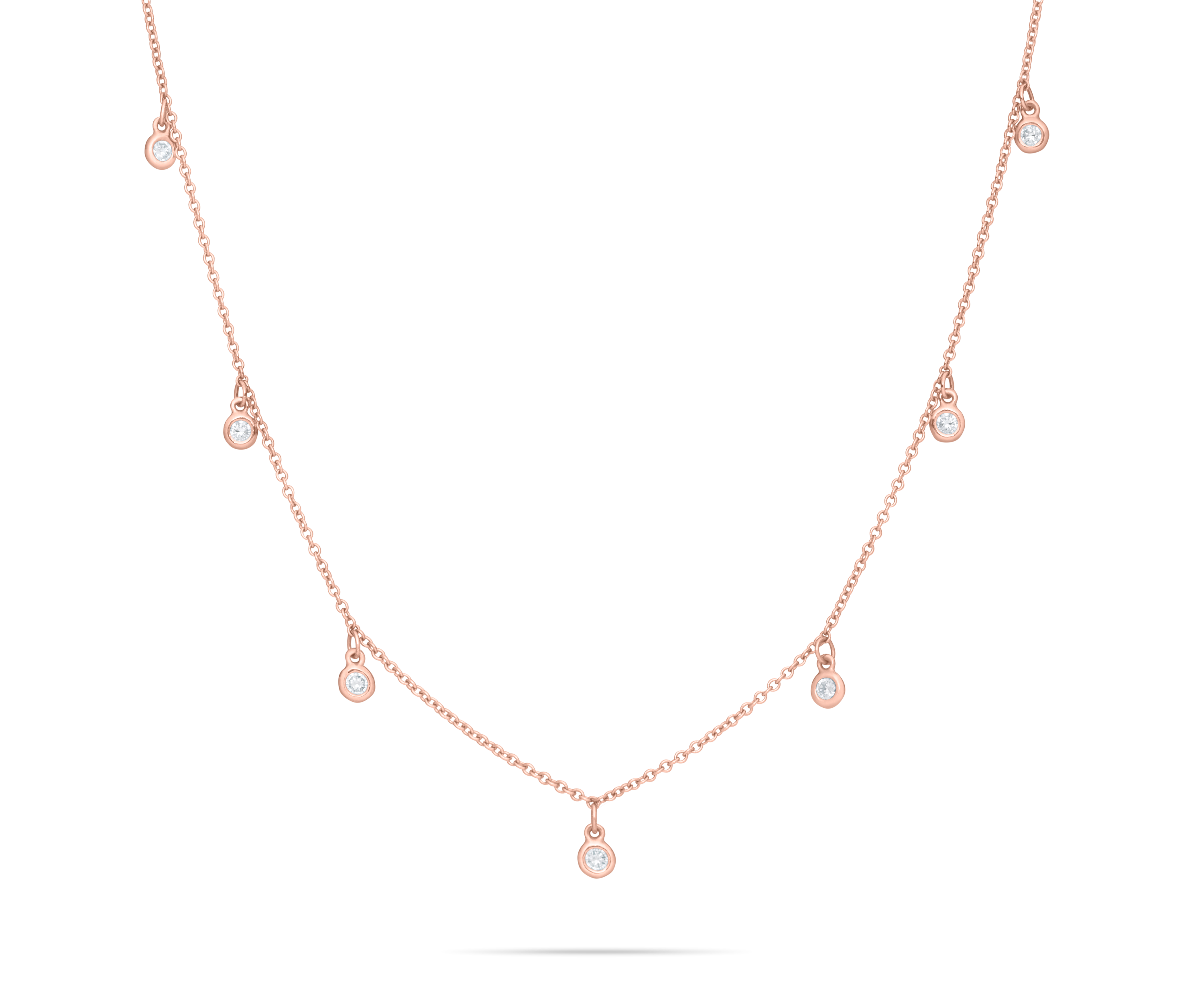 Delphine Necklace Rose