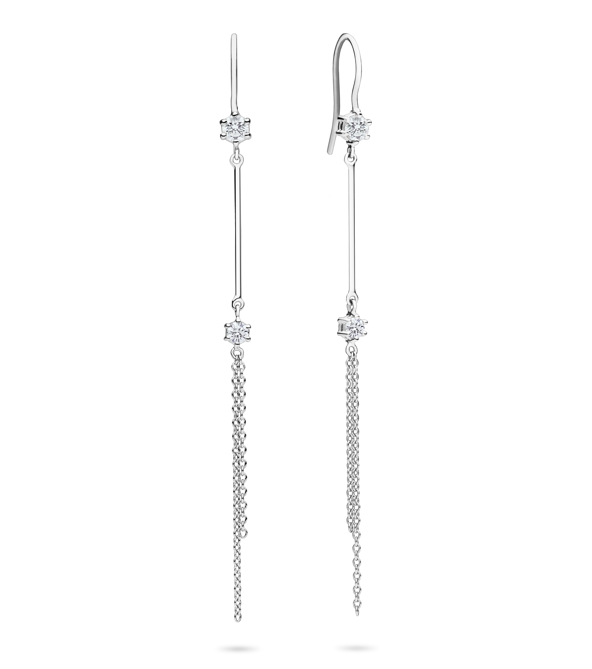 Deia Earrings White