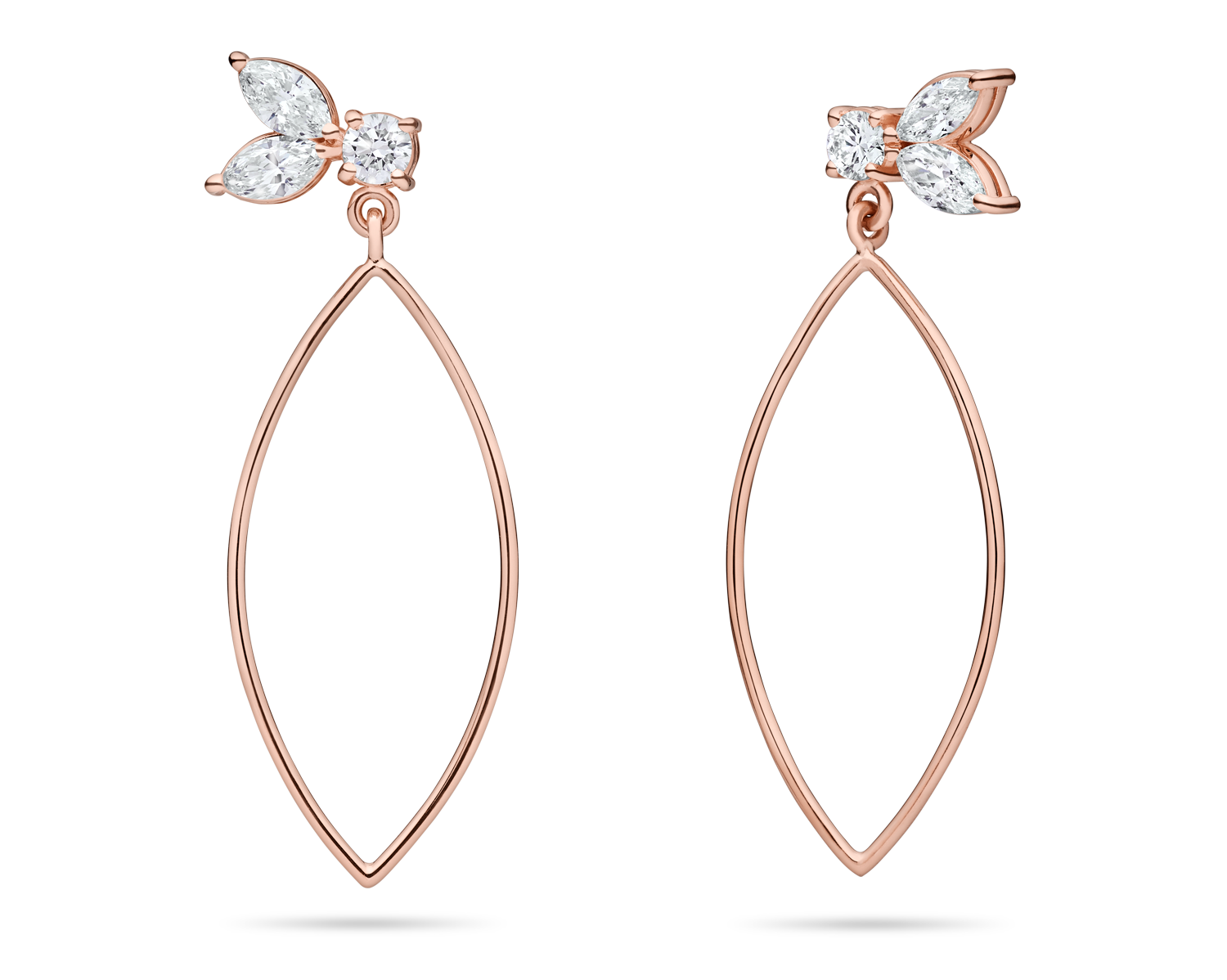 Faye Earrings Rose