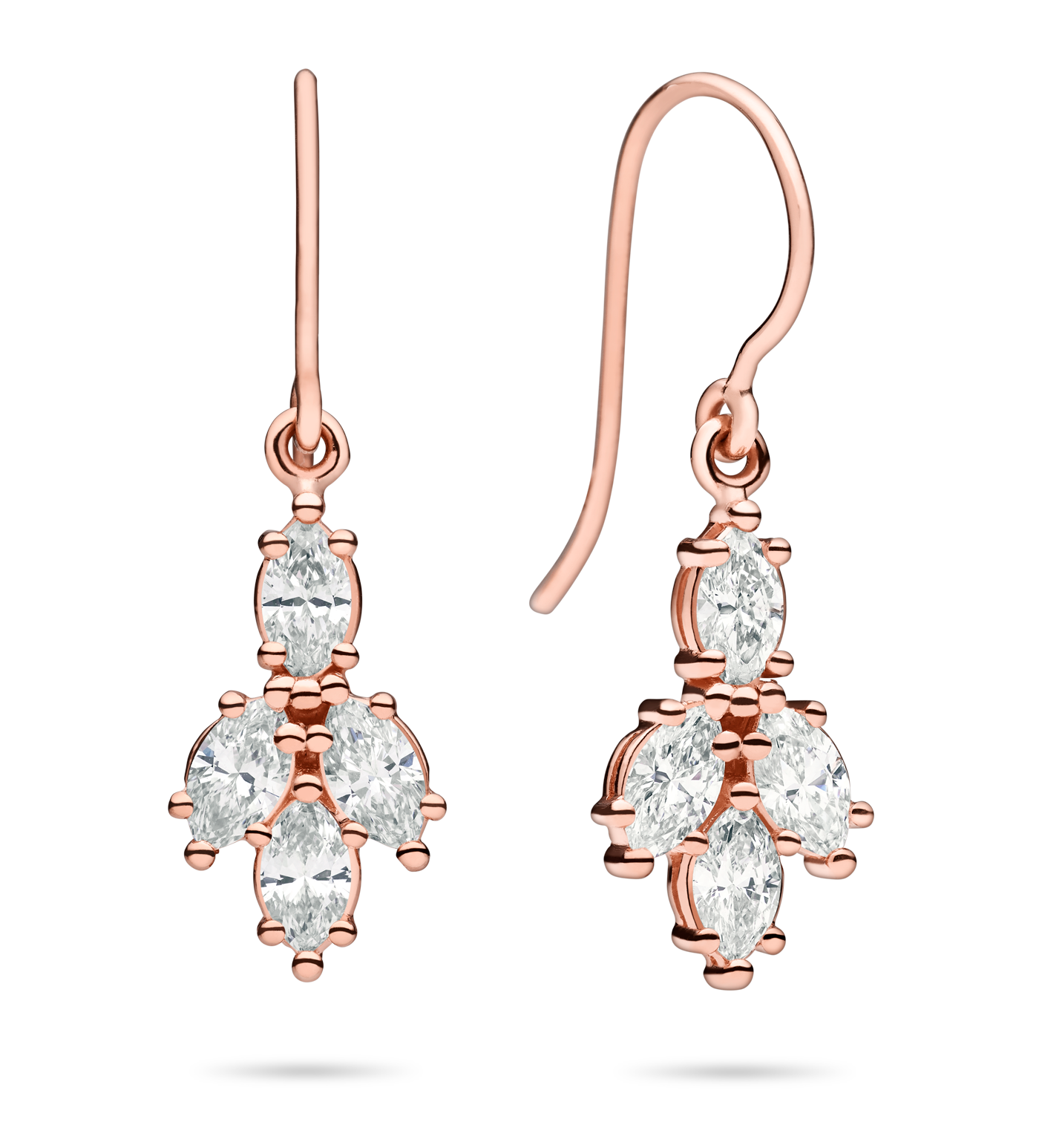 Grace Earrings Rose