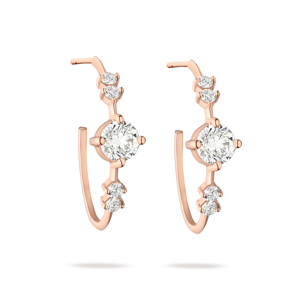 Eileen Earrings Rose