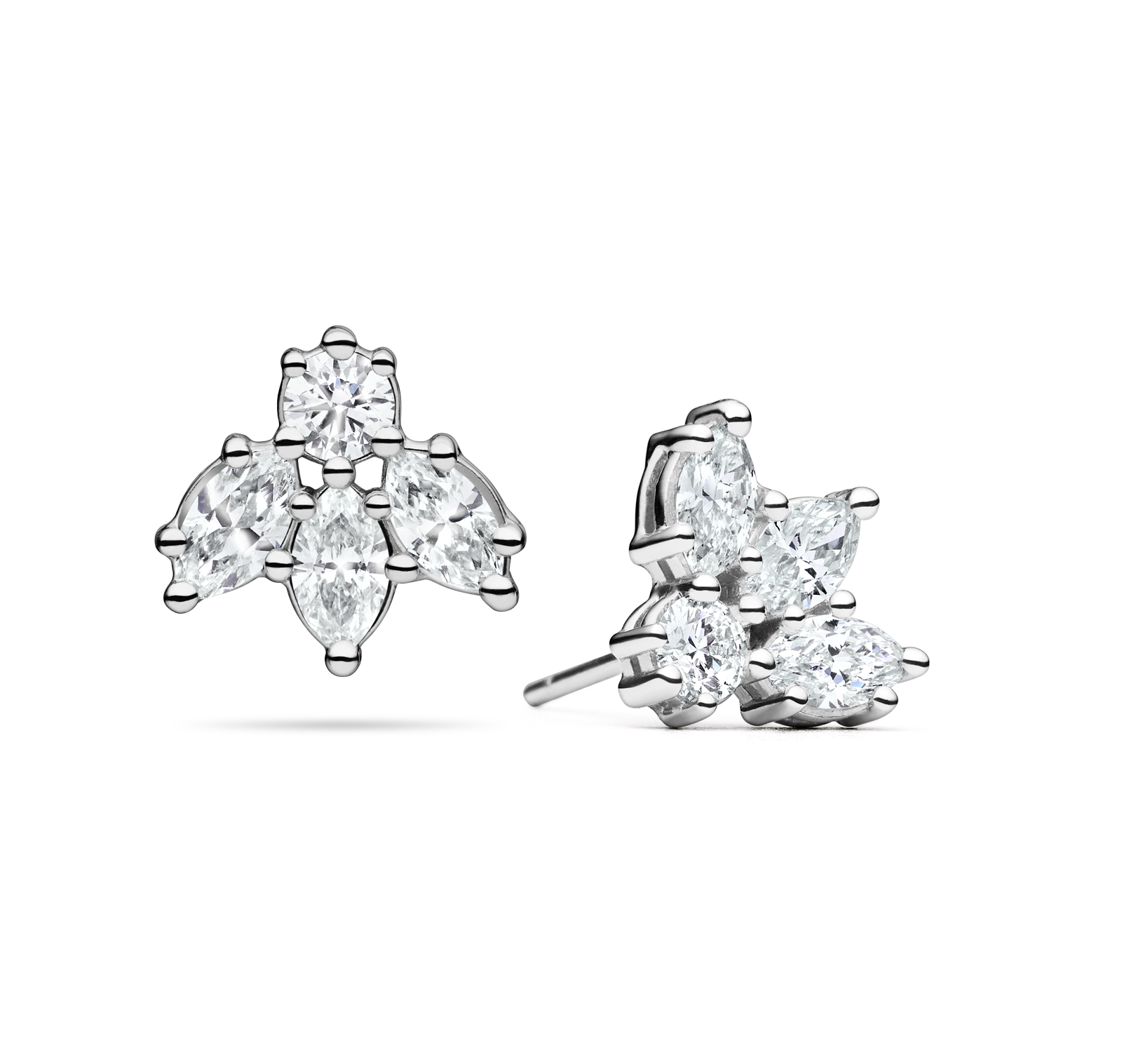 Nina Earrings White
